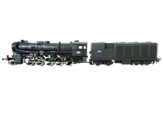 H0 PIKO Parní lokomotiva BR 52 150.Y.1993 SNCF s vanovým tendrem OSVĚTLENÁ TOP STAV RARITA!!